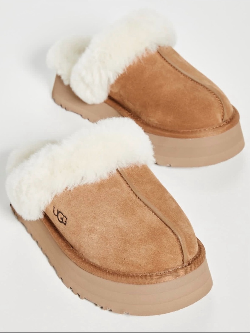 UGG Disquette Chestnut Slip-On Loafers